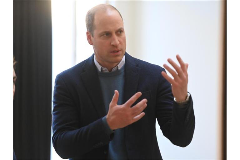 Prinz William: Es sei ein Schock, Krieg auf europäischem Boden zu sehen. Die Briten seien eher daran gewöhnt, Konflikte in Afrika und Asien zu sehen. Foto: Paul Grover/Daily Telegraph via PA Wire/dpa