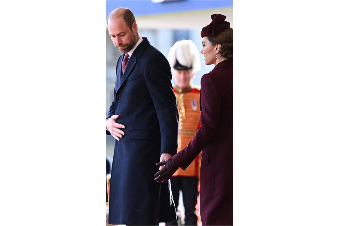 Kate und William begrüßen Emir von Katar zum Staatsbesuch