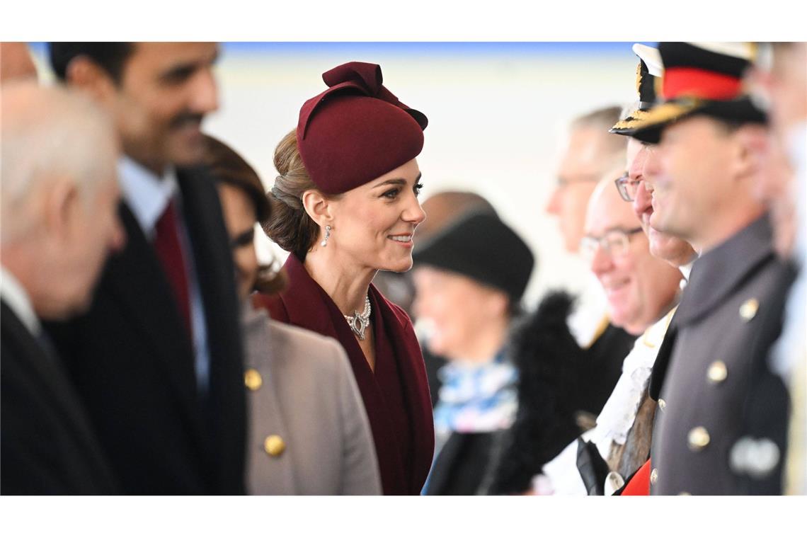 Kate und William begrüßen Emir von Katar zum Staatsbesuch