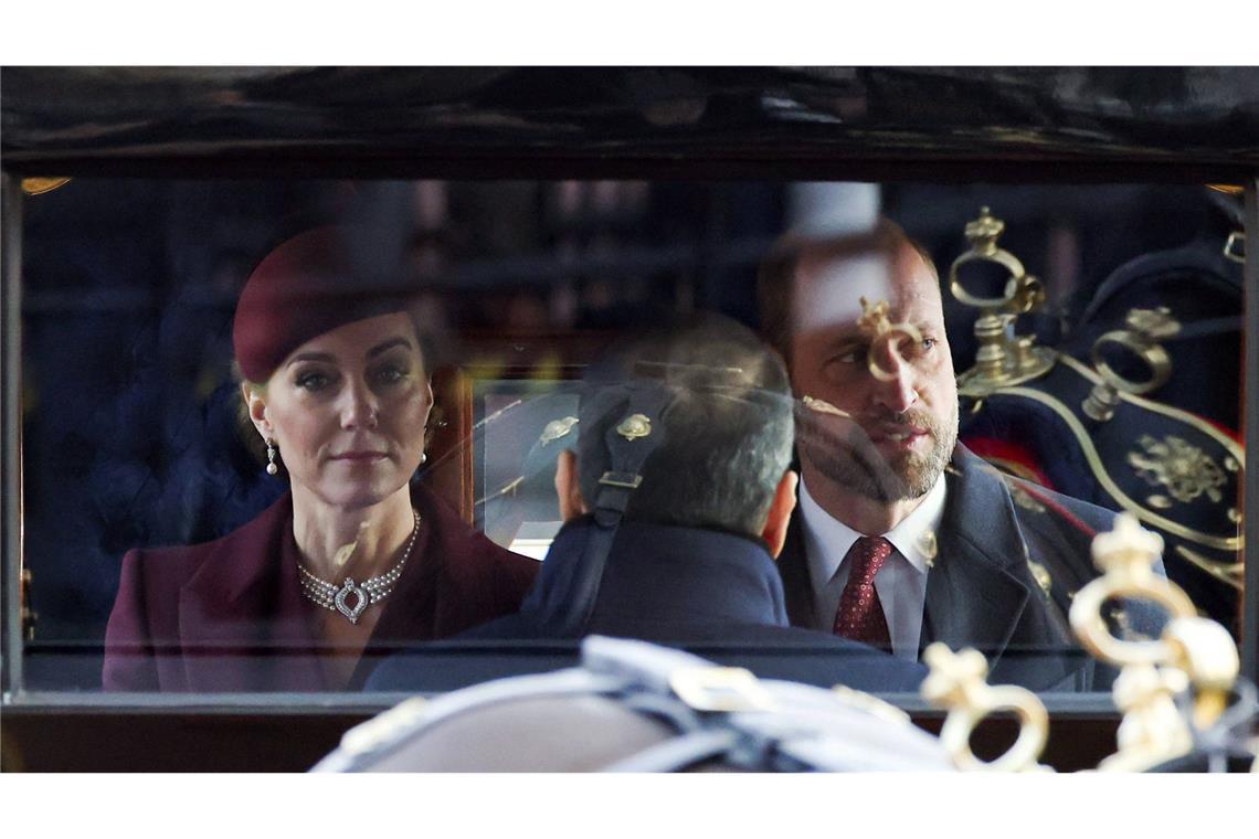 Kate und William begrüßen Emir von Katar zum Staatsbesuch