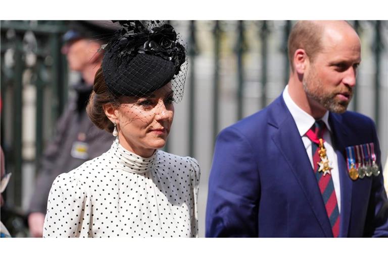 Prinzessin Kate und Prinz William sind beim Staatsbesuch von Frankreichs Präsident Emmanuel Macron und seiner Frau Brigitte dabei. (Archivfoto)