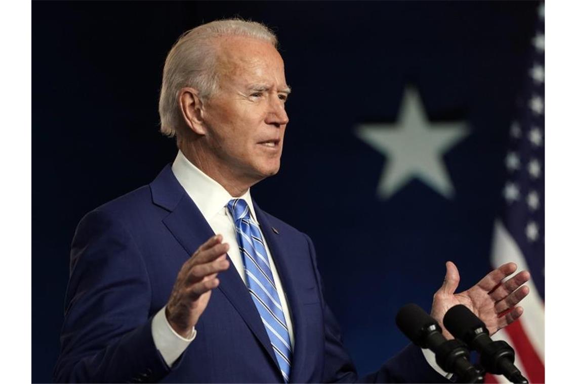 Biden fehlt nur noch ein US-Bundesstaat Pro-Trump-Protest in Las Vegas im noch immer nicht ausgezählten Bundesstaat Nevada. Foto: John Locher/AP/dpa