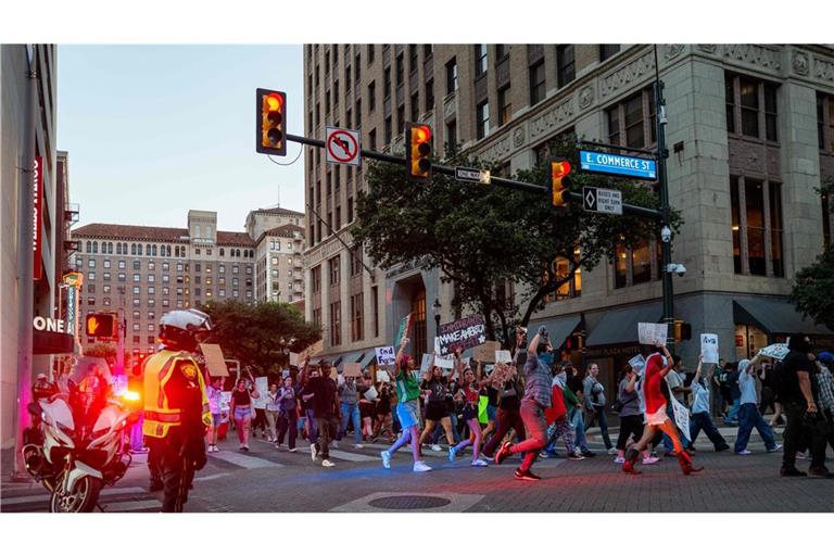 Proteste gegen Trumps Migrationspolitik in San Antonio, Texas