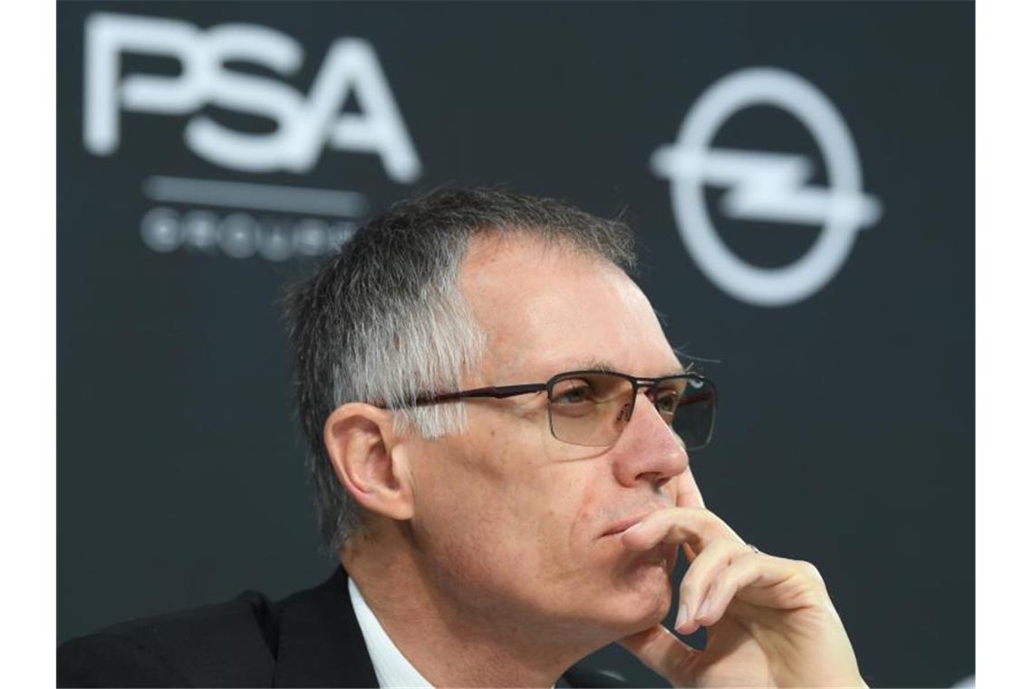 Neuer Auto-Gigant: Fusion von Opel-Mutter und Fiat Chrysler PSA-Konzernchef Carlos Tavares während einer Pressekonferenz in Rüsselsheim. Foto: Arne Dedert/dpa/Archiv
