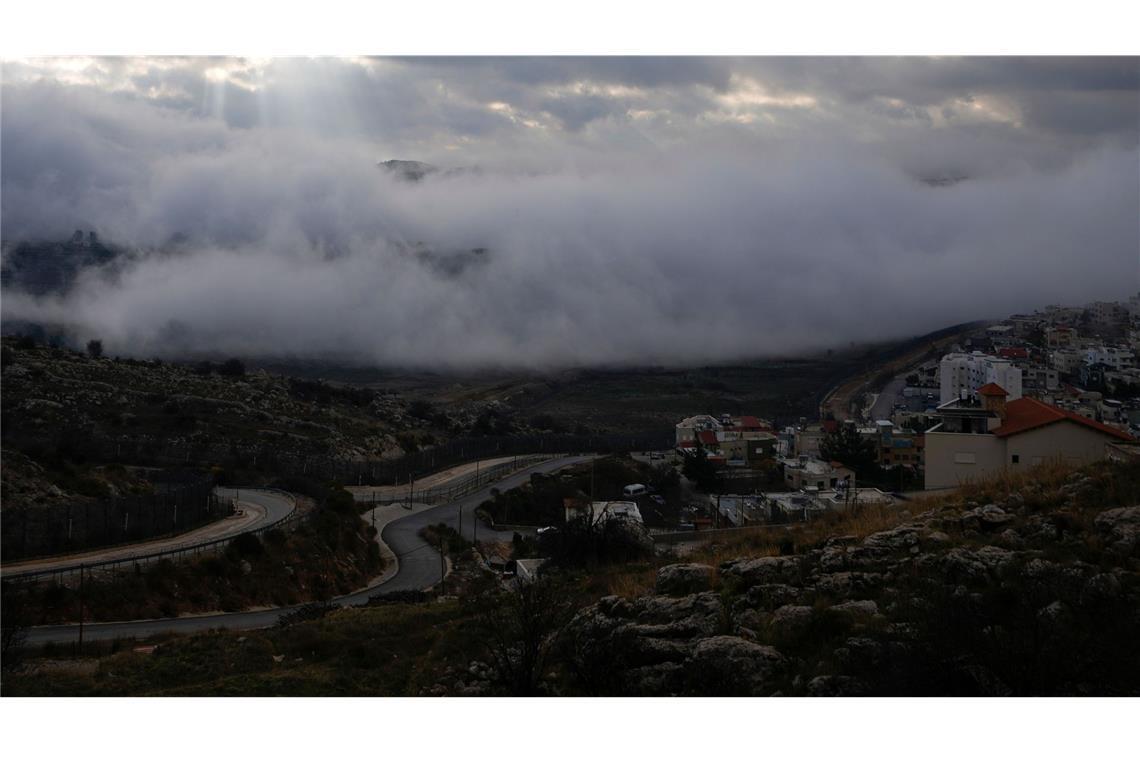 Pufferzone bei der Stadt Madschdal Schams in der Nähe der sogenannten Alpha-Linie, welche die von Israel kontrollierten Golanhöhen von Syrien trennt (Archivfoto).