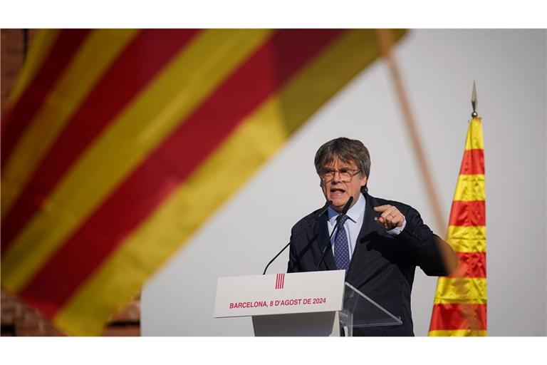 Spanien vor Regierungskrise: Katalanen brechen mit Sánchez Puigdemont lebt seit Jahren im Exil - er könnte aber Spanien in eine Krise stürzen. (Archivbild)