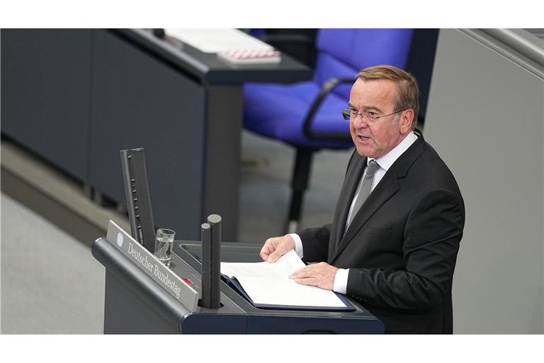 "Putin will uns, Putin will die Nato-Mitgliedstaaten provozieren", sagt Boris Pistorius.