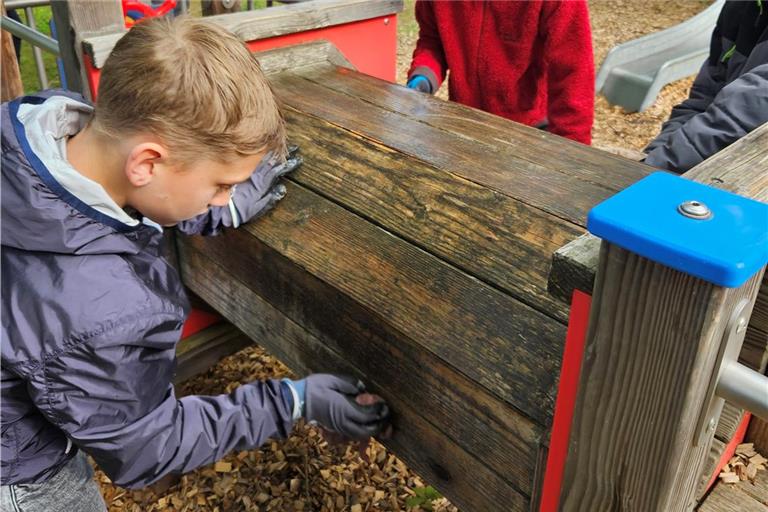 Putzen statt pauken: 750 Schüler greifen zu Schwamm und Putzeimer. Foto: privat
