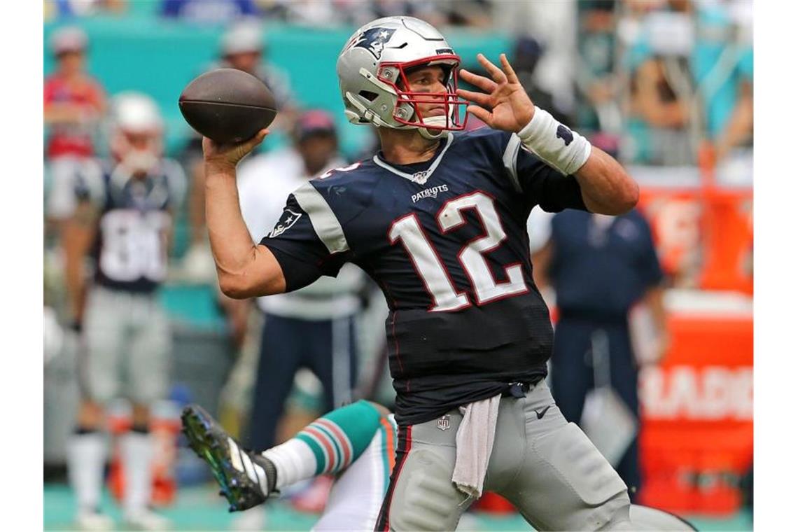 Quarterback Tom Brady führte die New England Patriots zum zweiten Sieg. Foto: David Santiago/TNS via ZUMA Wire