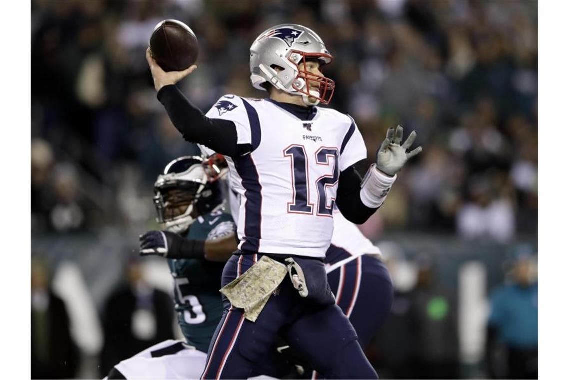Quarterback Tom Brady führte die New England Patriots zum Sieg. Foto: Matt Rourke/AP/dpa