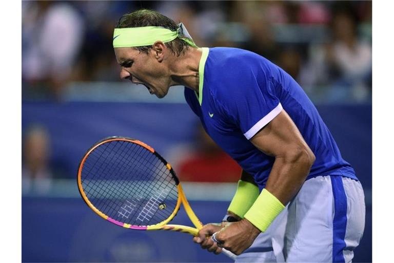 Rafael Nadal gewann sein Auftaktmatch in Washington. Foto: Nick Wass/AP/dpa