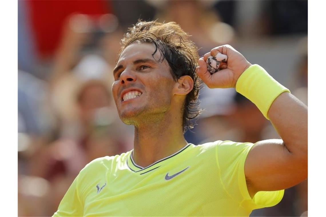 Federer vor Viertelfinale gegen Wawrinka „rundum zufrieden“ Rafael Nadal spielte sich recht mühelos ins Viertelfinale. Foto: Michel Euler/AP