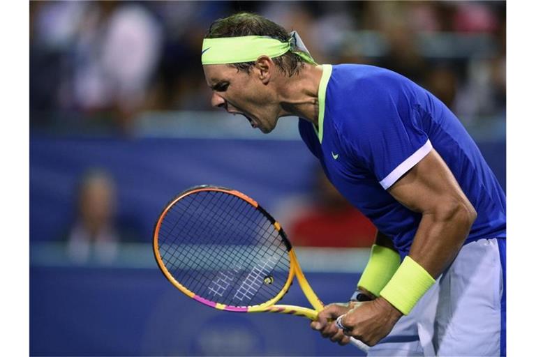 Rafael Nadal wurde positiv auf das Coronavirus getestet. Foto: Nick Wass/AP/dpa