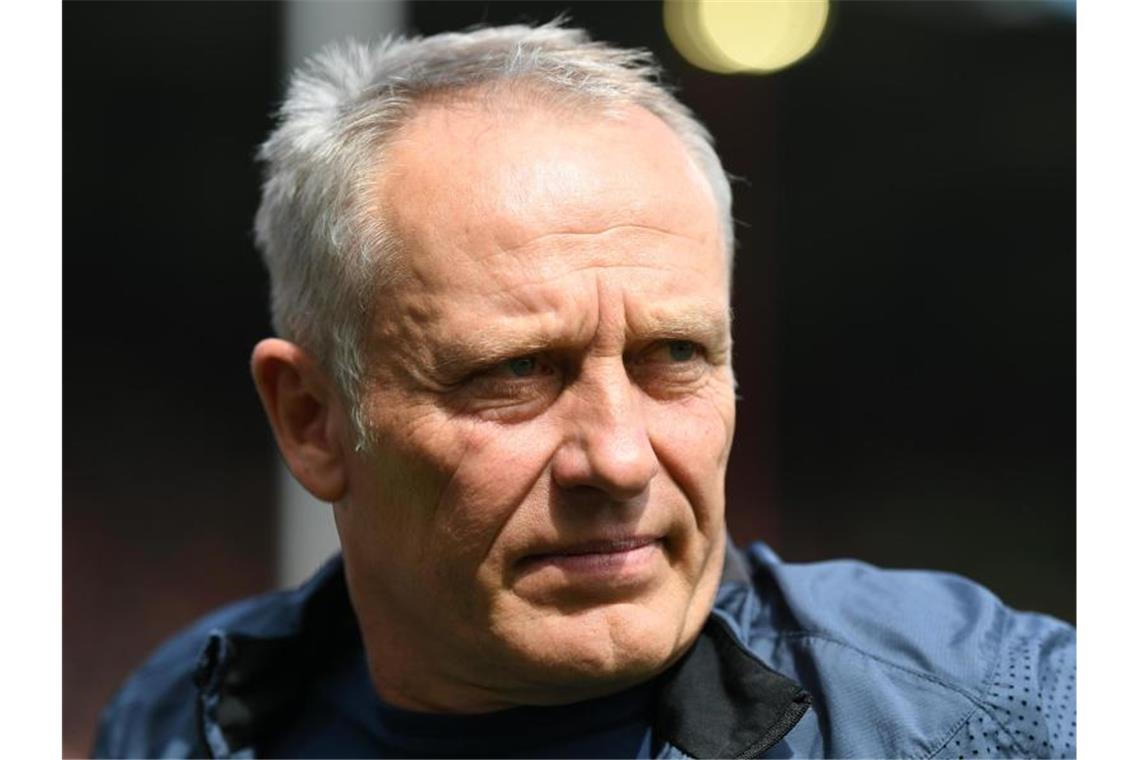 SC Freiburg will Saison mit Sieg beenden rainer Christian Streich. Foto: Patrick Seeger/Archivbild