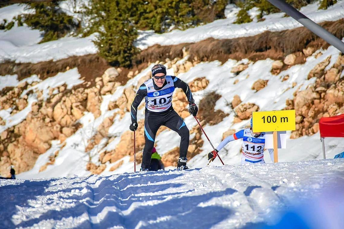 Rainer Kaupp, der Mitglied bei der TSG und beim TC Backnang ist, fühlt sich beim Skilanglauf besonders wohl. Foto: C. Bergmann