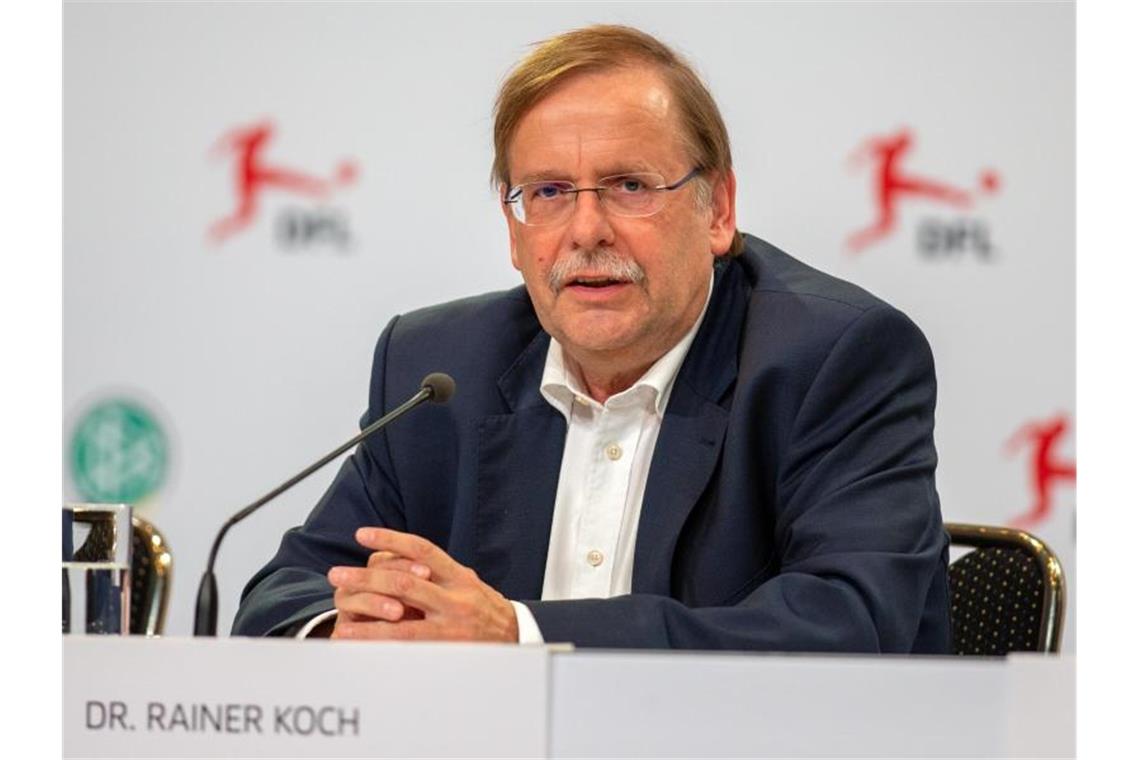 Rainer Koch hofft angesichts der finanziellen Folgen der Corona-Krise auf einen Sinneswandel im Amateurbereich. Foto: Andreas Gora/dpa