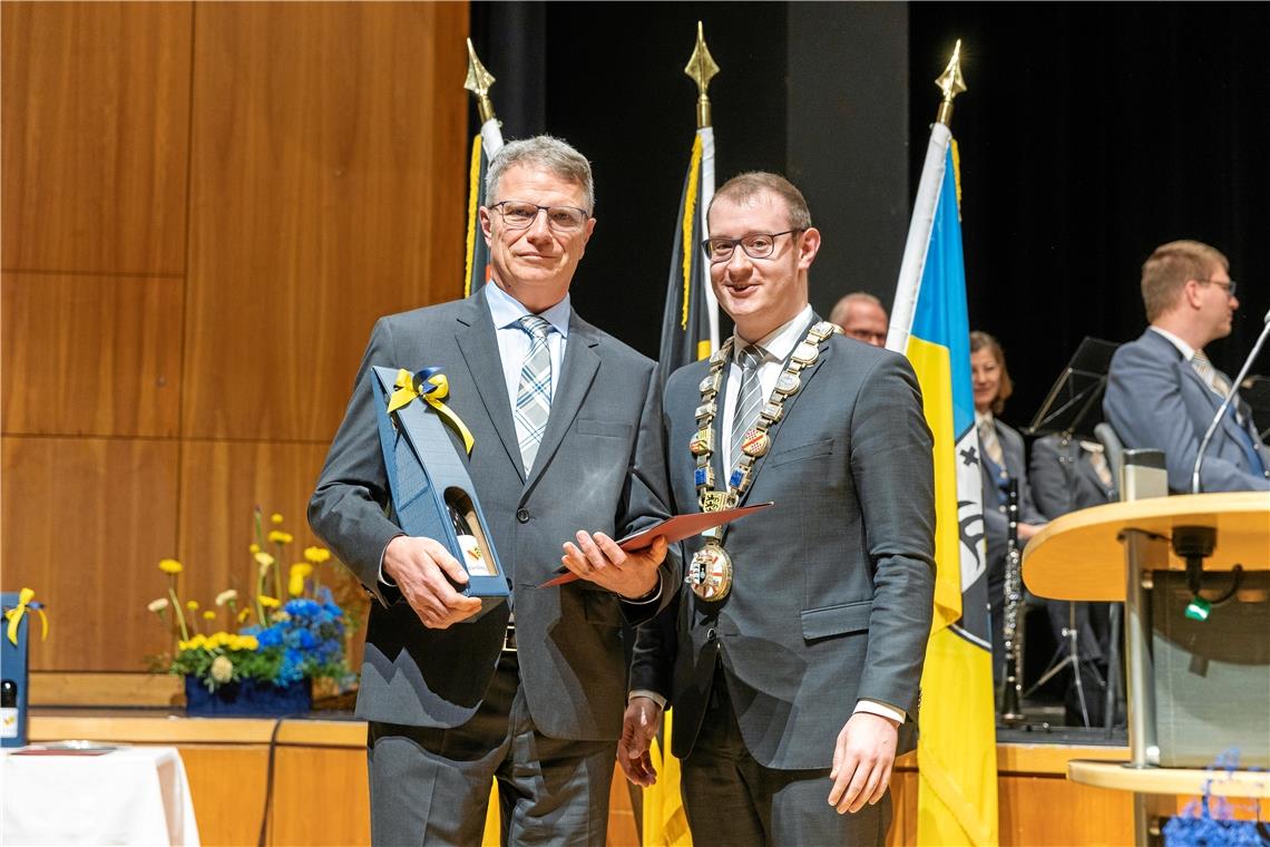 Rainer Mögle Neujahrsempfang der Stadt Backnang 