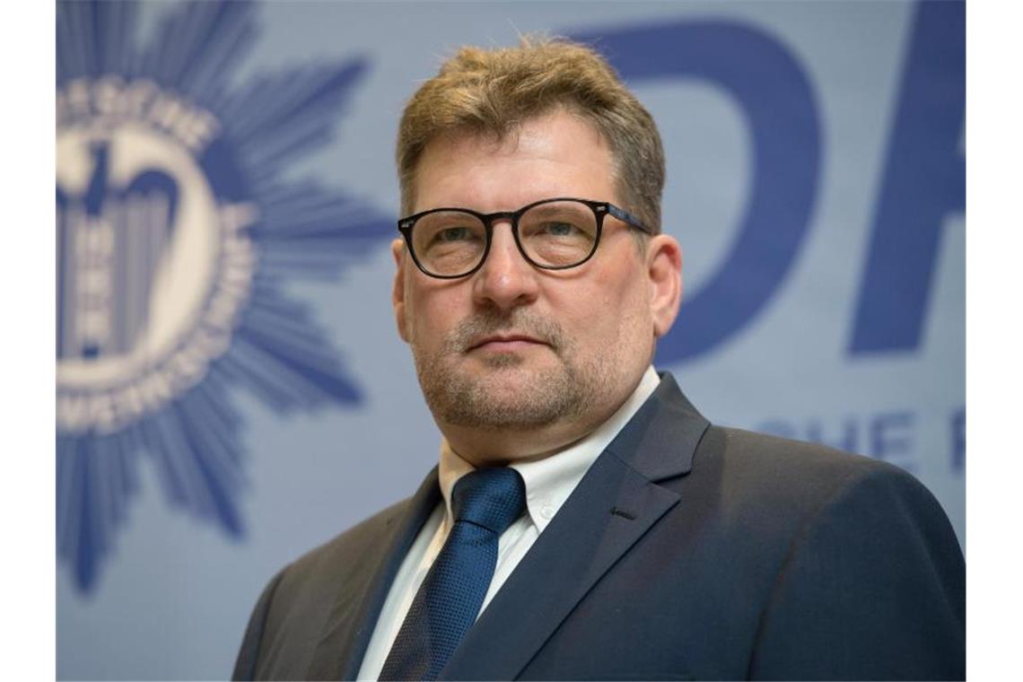 Ralf Kusterer, Landeschef der Polizei Gewerkschaft. Foto: Marijan Murat/dpa/Archivbild