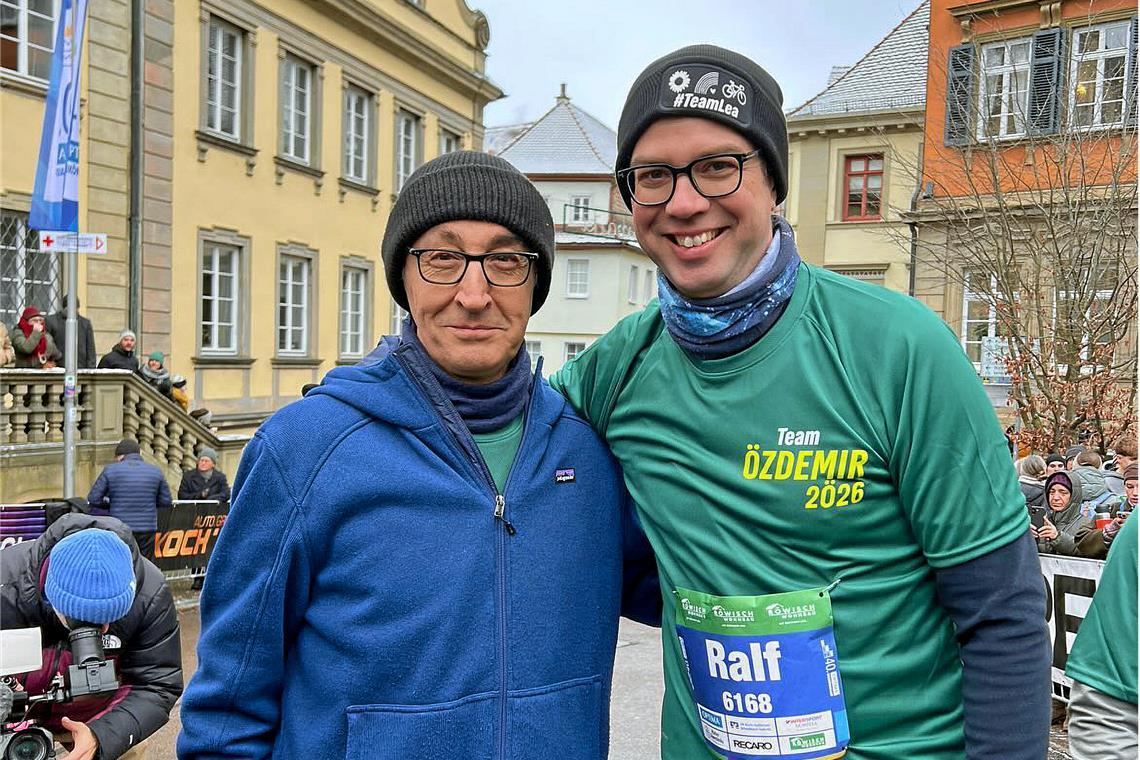 Ralf Nentwich (rechts) will das Direktmandat für die Grünen verteidigen. Cem Özdemir unterstützt ihn im Wahlkampf. Foto: privat