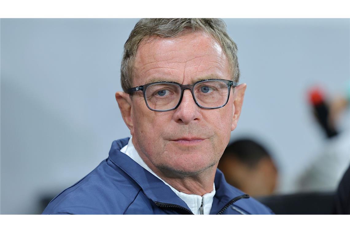 Ralf Rangnick steht mit Österreich kurz vor der WM-Teilnahme.