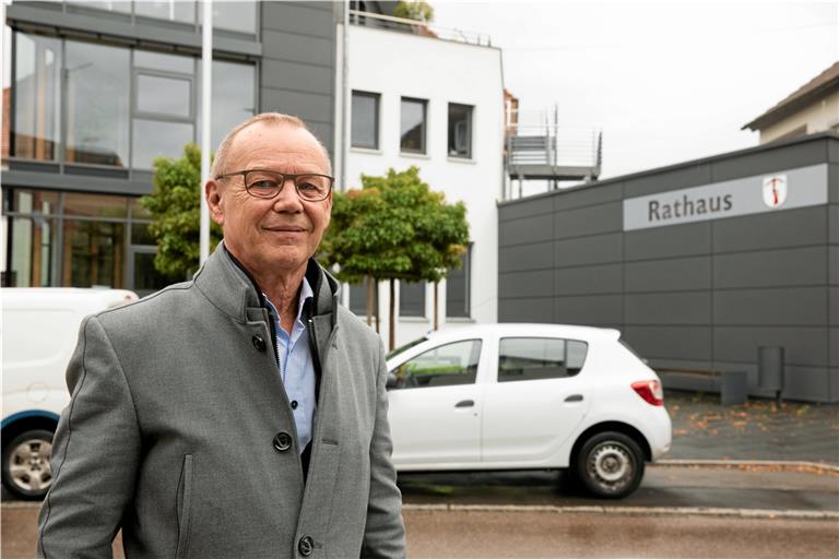 Ralf Wörner scheidet im Frühjahr als Allmersbacher Bürgermeister aus dem Amt. Noch ist unklar, wer seinen Posten übernimmt. Foto: A. Becher