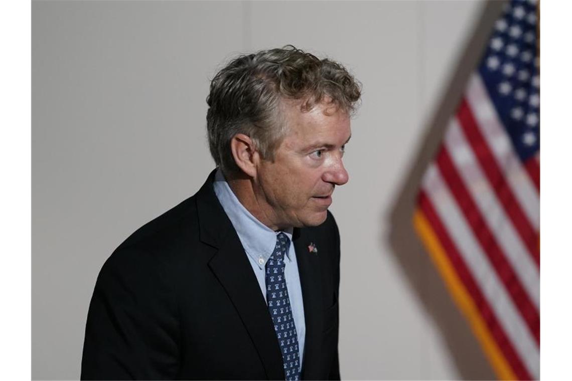 Rand Paul, Senator der Republikaner, kommt zu einem Politik-Mittagessen in Washington. Foto: Susan Walsh/AP/dpa