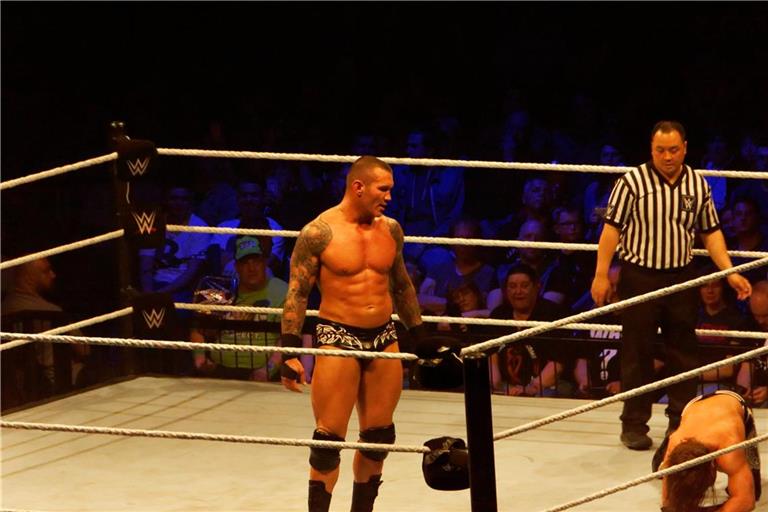 Randy Orton im Ring bei einer WWE-Show im Mai 2019.