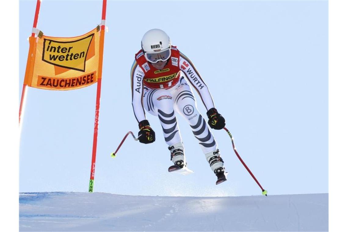 Weidle rast in Zauchensee knapp am Sieg vorbei Raste in Zauchensee nur knapp am Sieg vorbei: Kira Weidle. Foto: Marco Trovati/AP/dpa