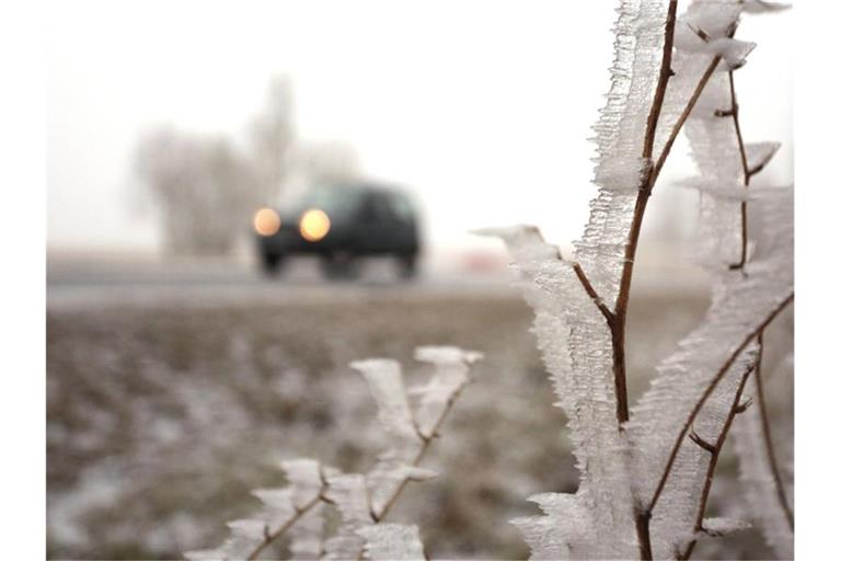 Raureif hat sich am frühen Samstagmorgen im Harz gebildet. Im Norden und Osten werden deutliche Minustemperaturen sowie Schnee und Glatteis erwartet. Foto: Matthias Bein/dpa-Zentralbild/dpa