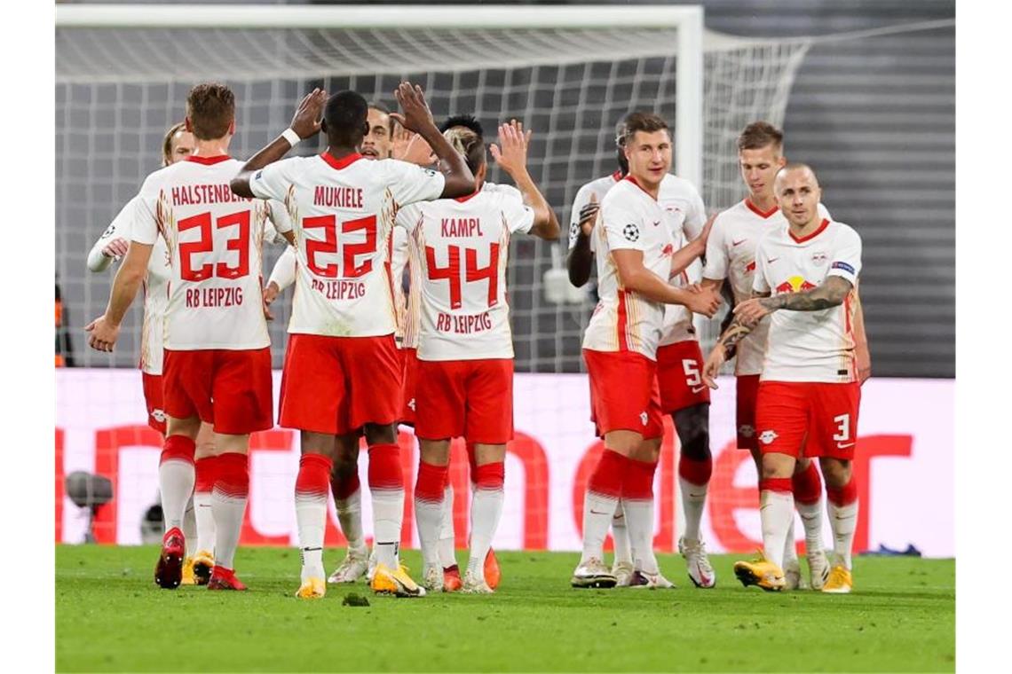 RB Leipzig hatte mit Istanbul Basaksehir keine großen Probleme. Foto: Jan Woitas/dpa-Zentralbild/dpa