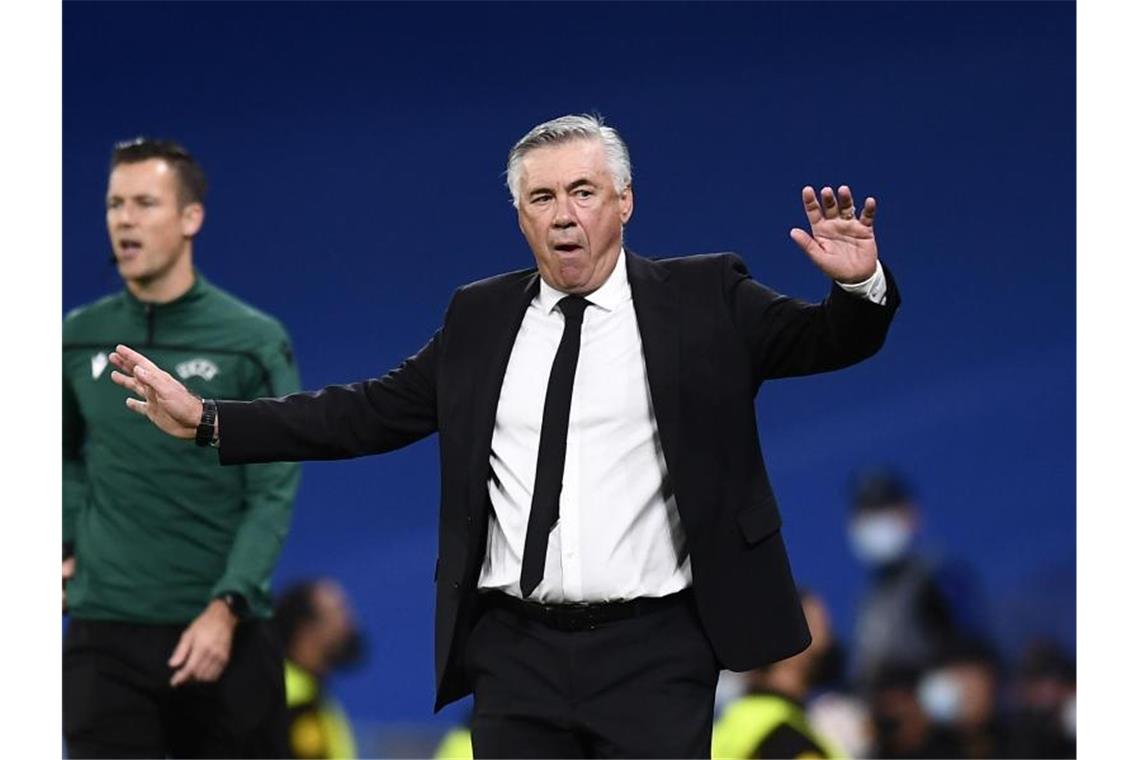 Real-Trainer Carlo Ancelotti war bedient. Foto: Jose Breton/AP/dpa