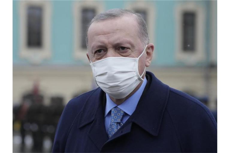 Recep Tayyip Erdogan hat Corona. Foto: Efrem Lukatsky/AP/dpa