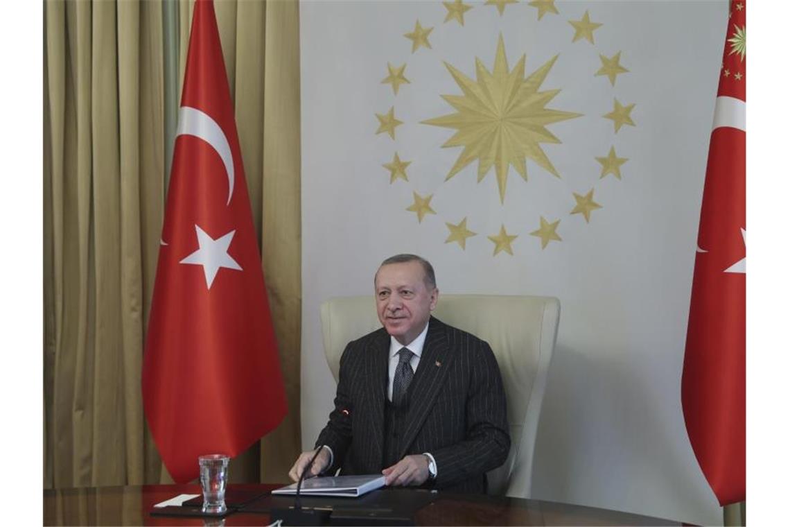 Recep Tayyip Erdogan, Präsident der Türkei. Foto: Uncredited/Turkish Presidency/AP/dpa