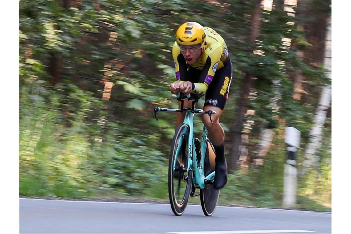 Trotz Schmerzen: Martin hofft auf WM-Medaille im Zeitfahren Rechnet sich beim Einzelzeitfahren der WM Chancen aus: Tony Martin. Foto: Jan Woitas