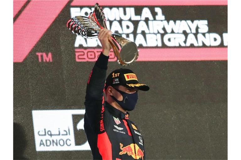 Red-Bull-Pilot Max Verstappen hat den Saisonabschluss in Abu Dhabi gewonnen. Foto: Kamran Jebreili/Pool AP/AP/dpa