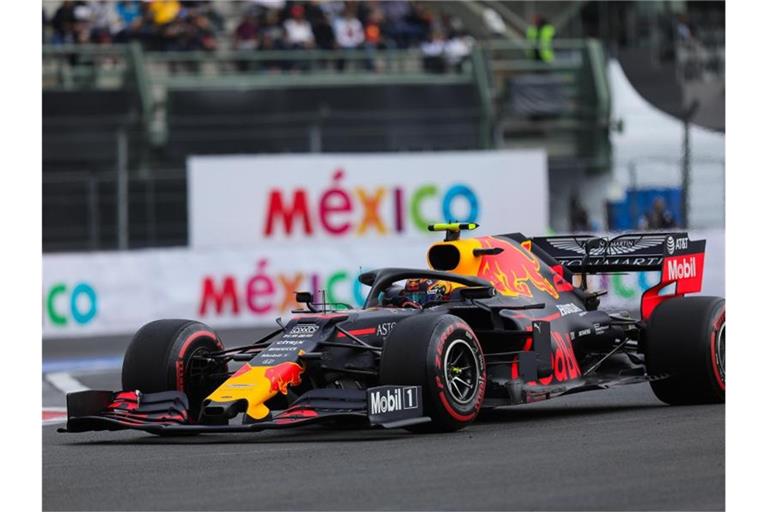 Red Bull-Pilot Max Verstappen musste die Pole Position in Mexiko nach einer Strafe wieder abgeben. Foto: Isaías Hernández/NOTIMEX/dpa