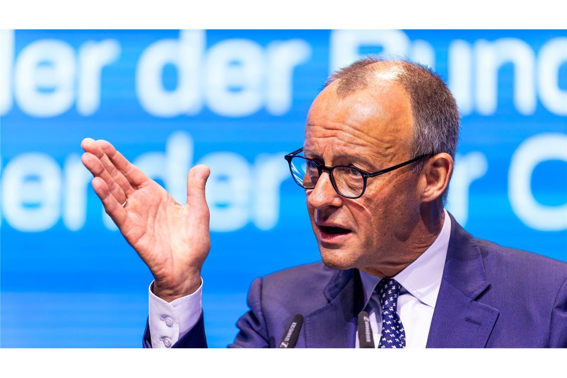 Redete dem Parteinachwuchs nicht gerade nach dem Mund: Bundeskanzler Friedrich Merz (CDU).