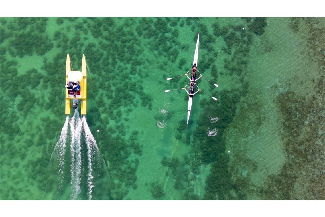 Regattastrecke von den Olympischen Spielen 1972 in Oberschleißheim.