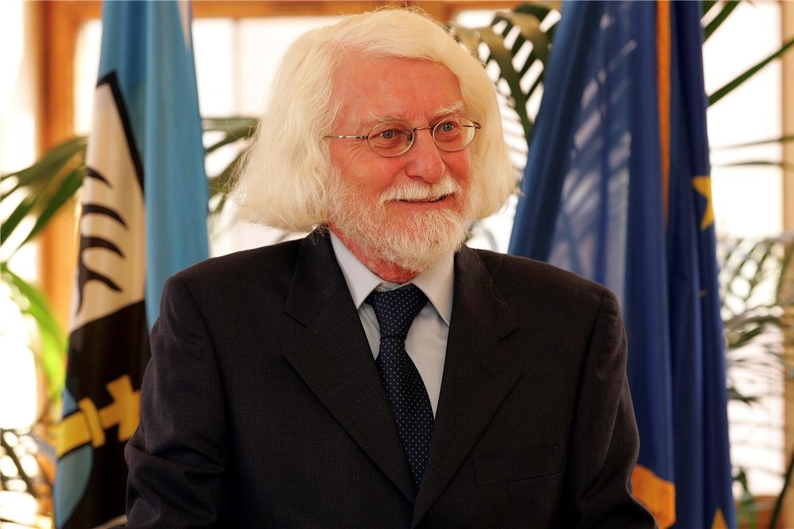 Backnang trauert um Reginald Kunzelmann Reginald Kunzelmann war laut dem früheren Backnanger OB Frank Nopper „so etwas wie ein Missionar der Ästhetik und Gestaltung in unserer Stadt“. Archivfoto: A. Wahl