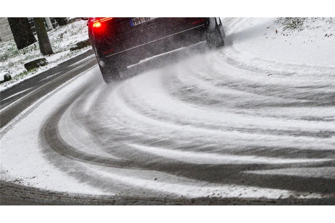 Regional fiel heute bereits Schnee - so in Berlin.