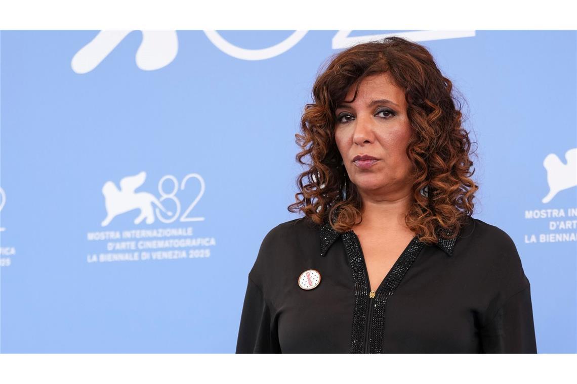 Regisseurin Kaouther Ben Hania ("The Voice of Hind Rajab") bei den Filmfestspielen von Venedig.