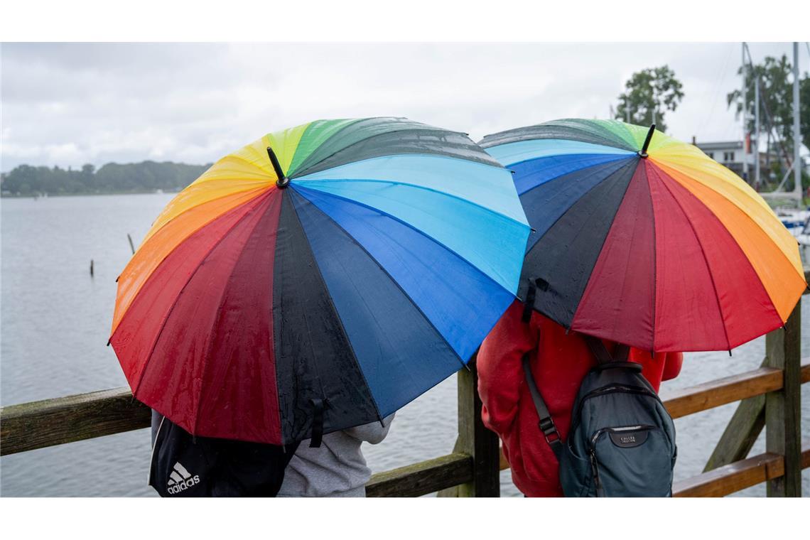 "Und täglich grüßt das Murmeltier" - weiter Wolken und Regen Regnerisch bleibt es auch am Wochenende. (Archivbild)