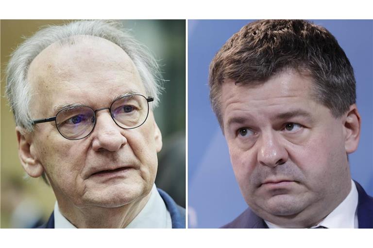 Reiner Haseloff (links) macht wohl den Weg frei für Sven Schulze.