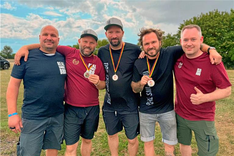 Reiner Wägerle, Adrian Peller, Dirk Seifert, Daniel Leidig und Rafael Reiss (von links) kommen aus dem Raum Backnang. Foto: privat