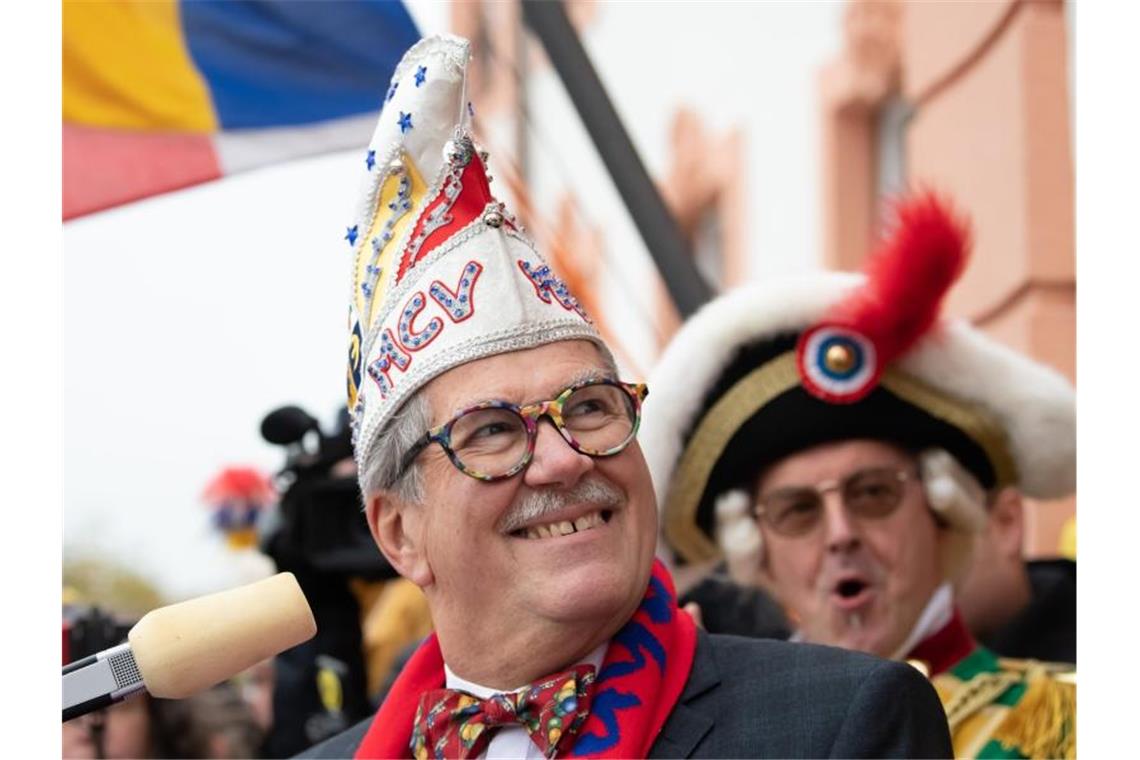 Guggemusiker aus vier Ländern treffen sich in Mainz Reinhard Urban, Präsident des Mainzer Carneval-Verein (MCV). Foto: Silas Stein/dpa/Archivbild