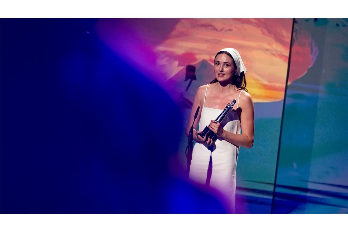 Renate Reinsve bedankte sich emotional bei ihren eigenen Geschwistern.