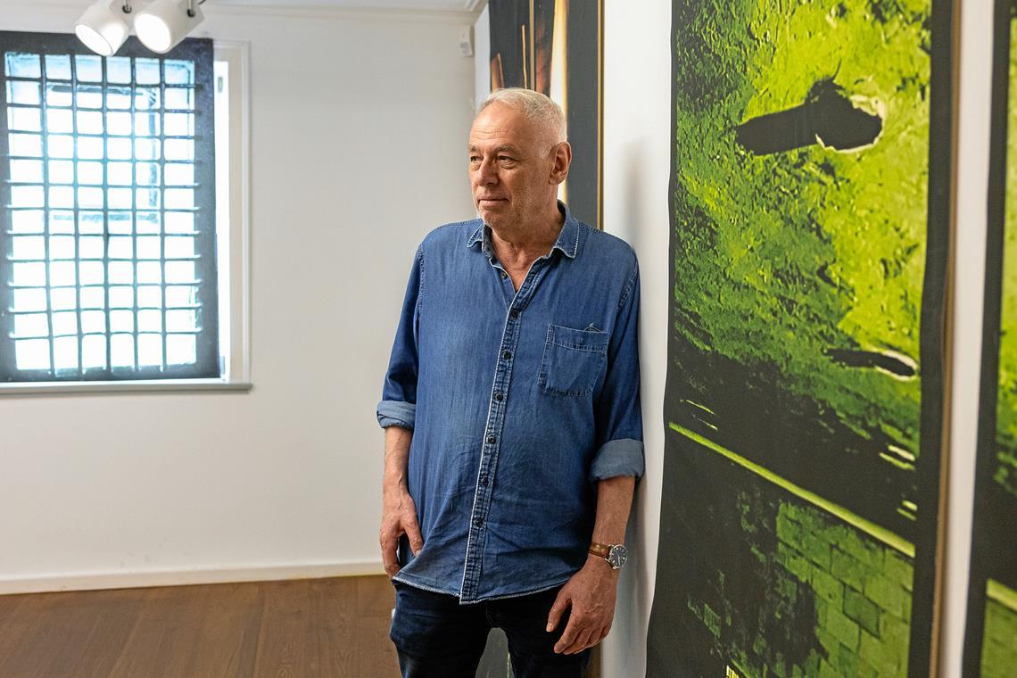 Renner setzt in seinen Werken Licht und Dunkelheit in eine Beziehung. Foto: Alexander Becher