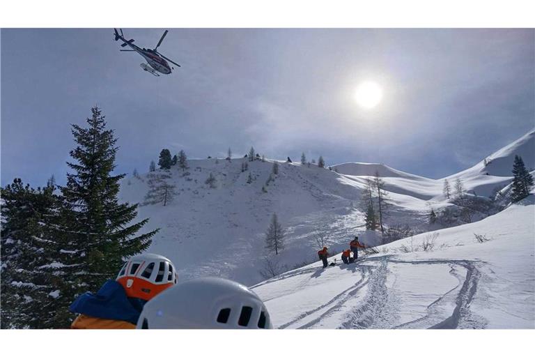 Rettungseinsatz am Filzmooshörndl in Großarl.