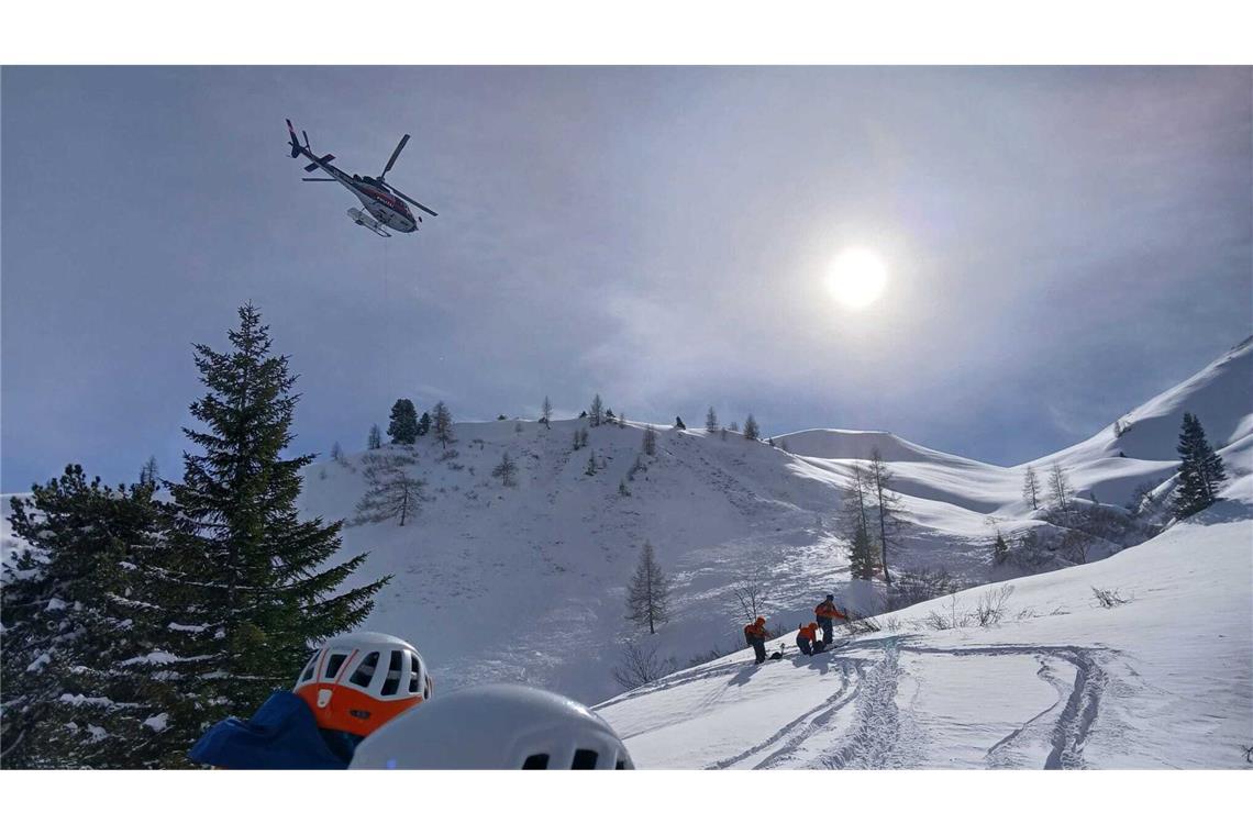 Rettungseinsatz am Filzmooshörndl in Großarl. (Archivbild)