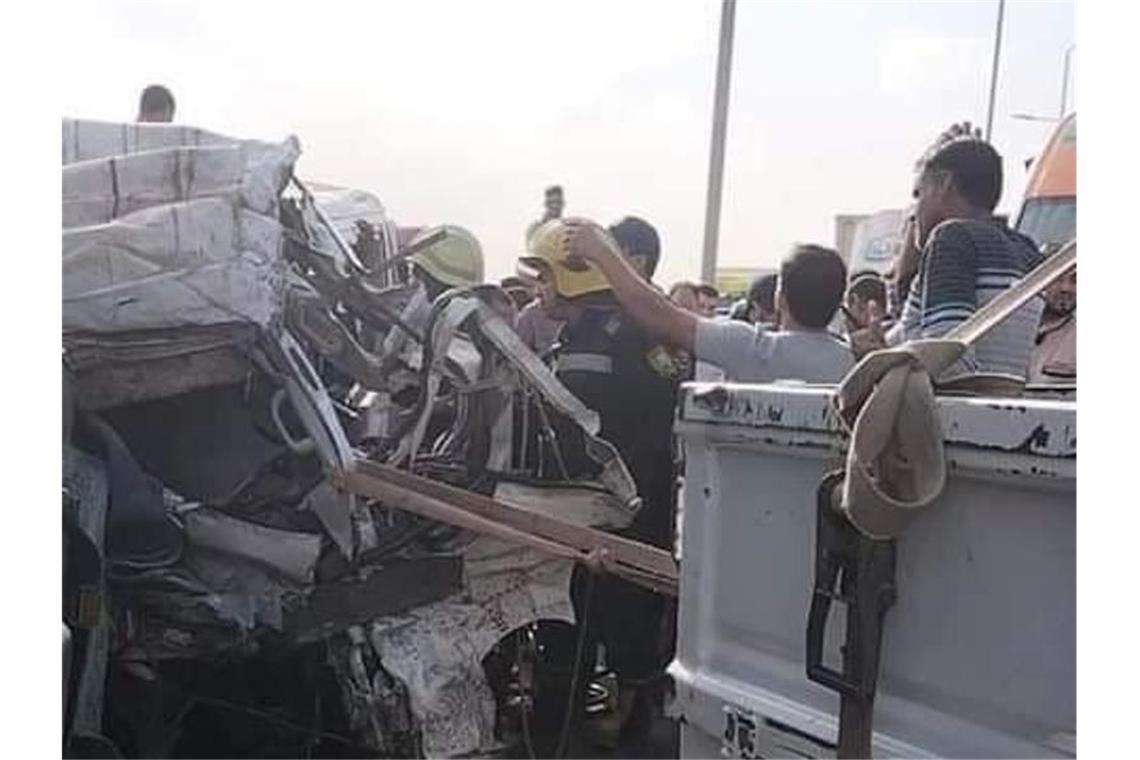 Mehrere Tote bei schwerem Verkehrsunfall in Kairo